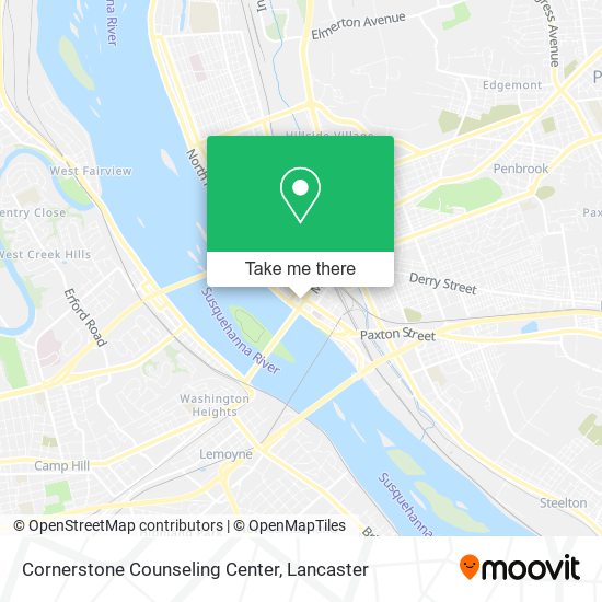 Cornerstone Counseling Center map