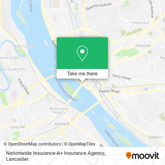 Nationwide Insurance-A+ Insurance Agency map
