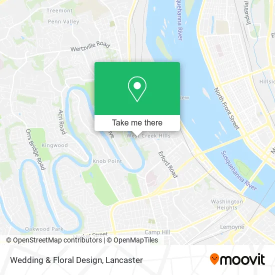 Wedding & Floral Design map