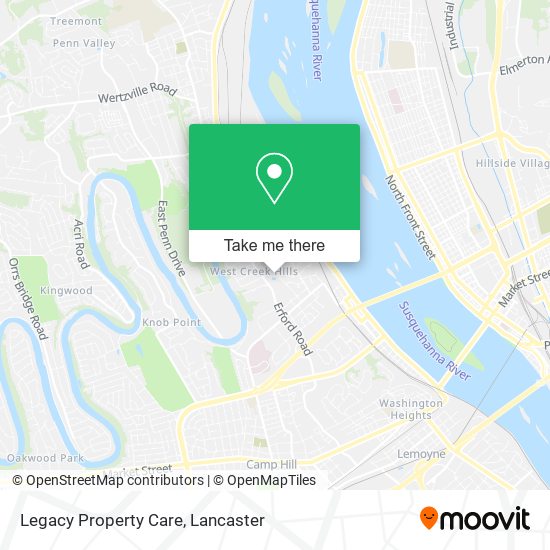 Mapa de Legacy Property Care