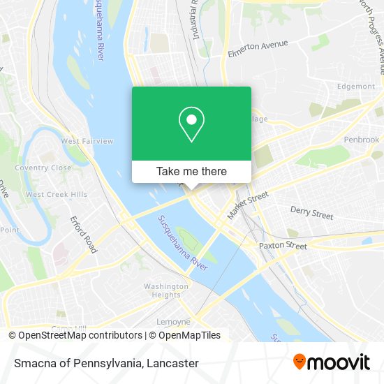 Smacna of Pennsylvania map