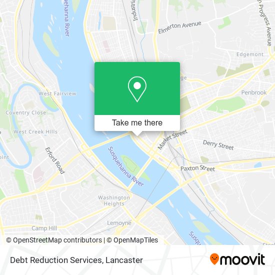 Debt Reduction Services map