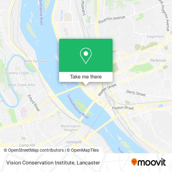 Vision Conservation Institute map