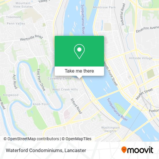 Mapa de Waterford Condominiums