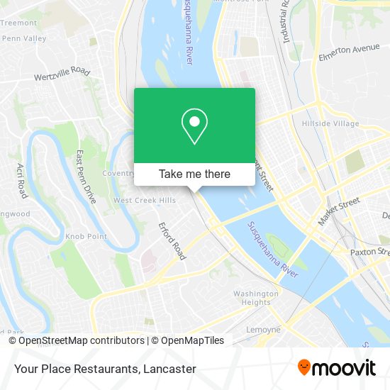 Your Place Restaurants map
