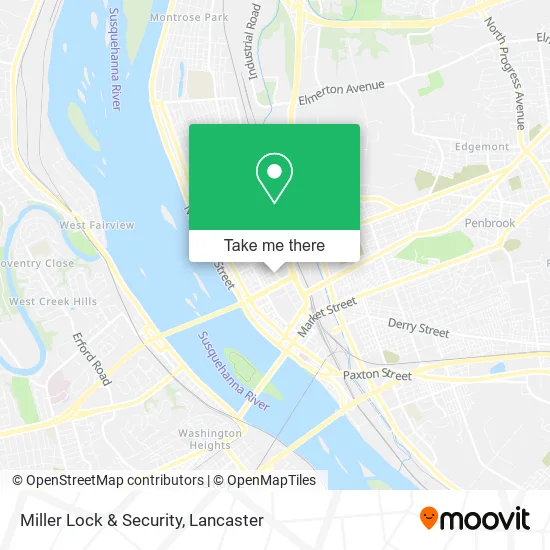 Miller Lock & Security map