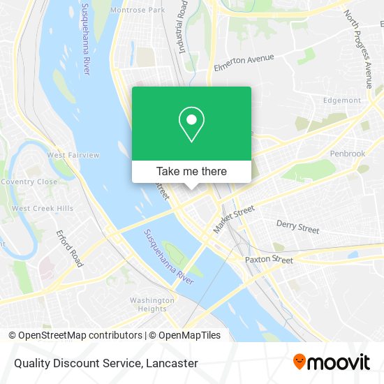 Mapa de Quality Discount Service