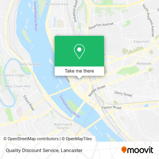 Quality Discount Service map