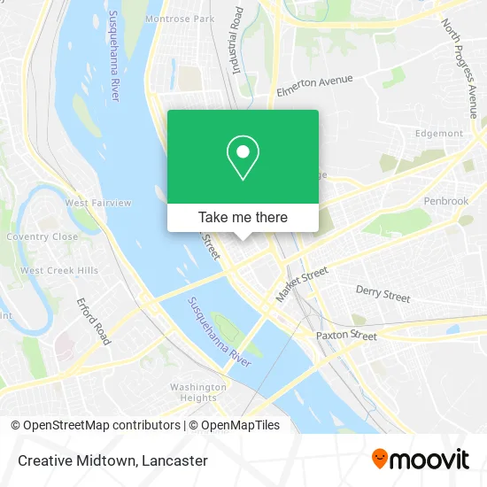 Creative Midtown map