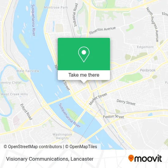 Visionary Communications map