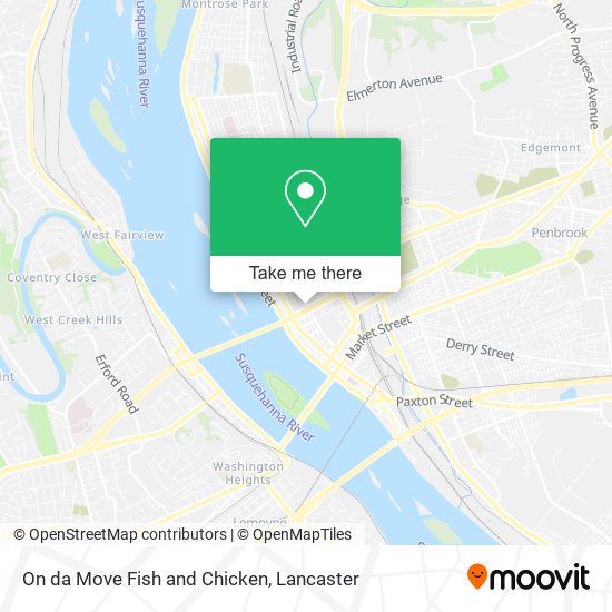 Mapa de On da Move Fish and Chicken