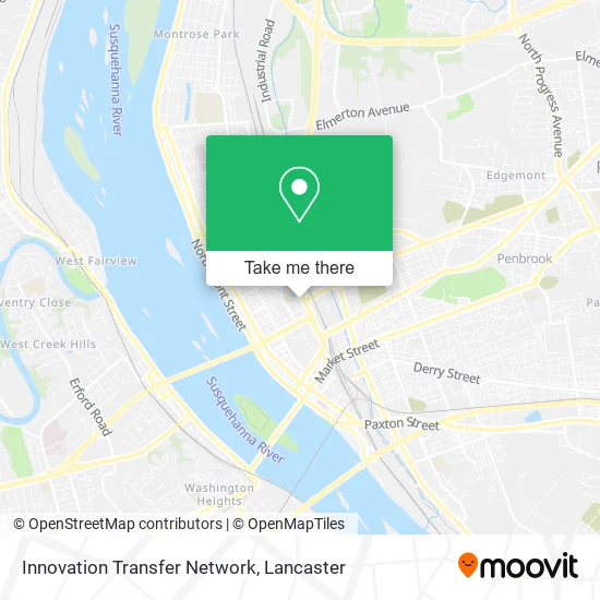Innovation Transfer Network map