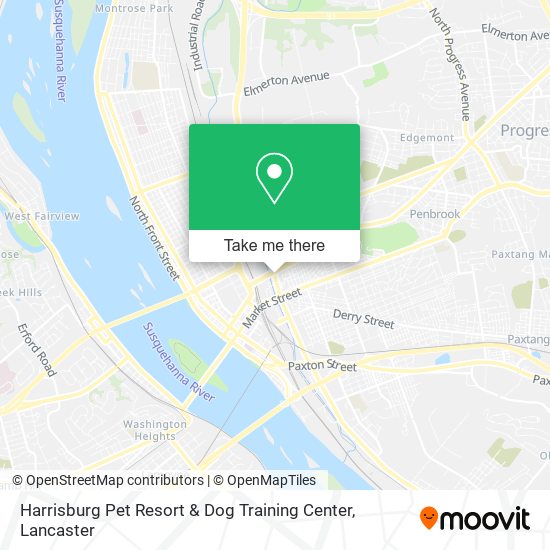 Harrisburg Pet Resort & Dog Training Center map