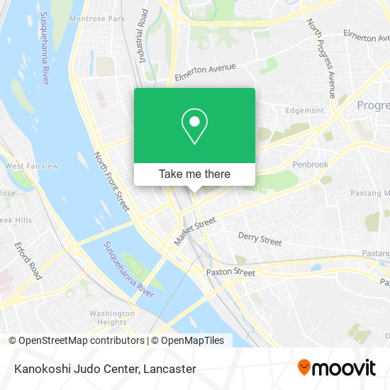 Mapa de Kanokoshi Judo Center
