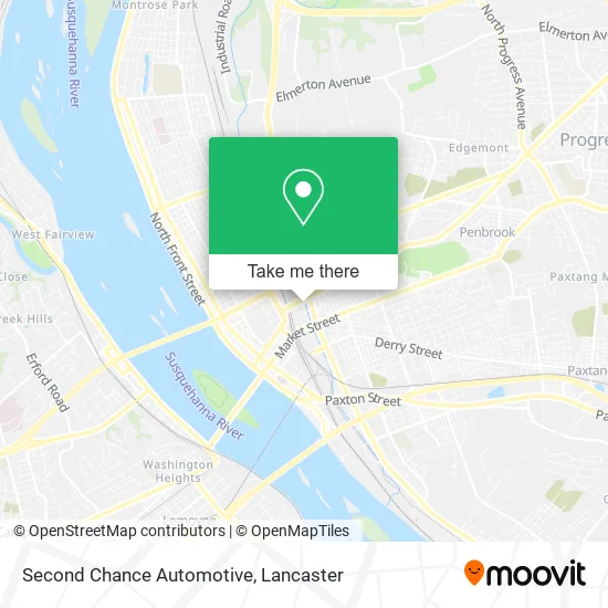 Second Chance Automotive map