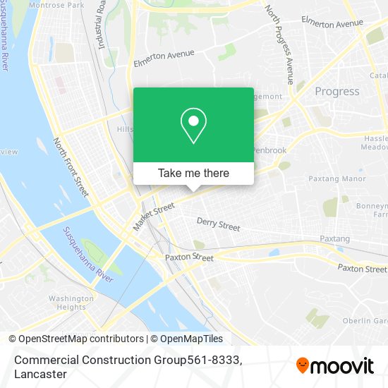 Commercial Construction Group561-8333 map