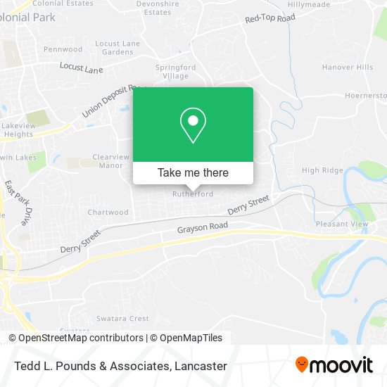 Tedd L. Pounds & Associates map