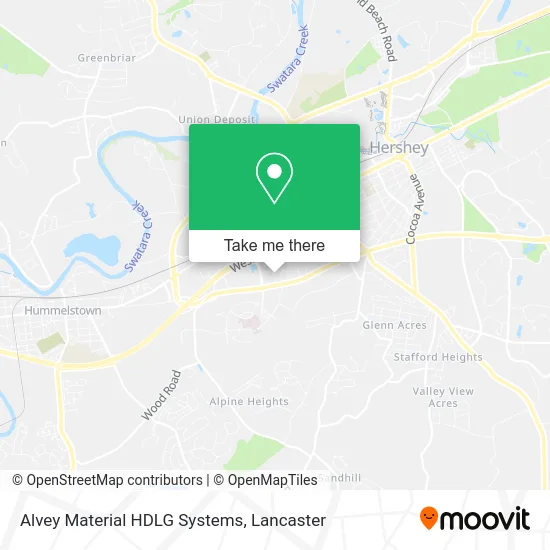 Alvey Material HDLG Systems map