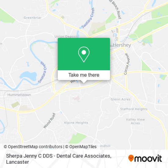 Mapa de Sherpa Jenny C DDS - Dental Care Associates