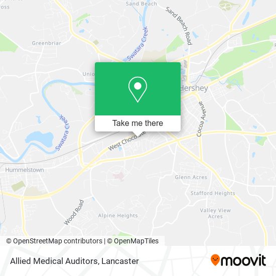 Allied Medical Auditors map