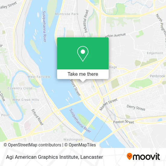 Agi American Graphics Institute map