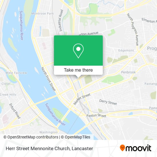 Mapa de Herr Street Mennonite Church