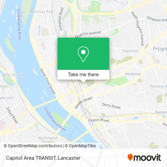 Mapa de Capitol Area TRANSIT