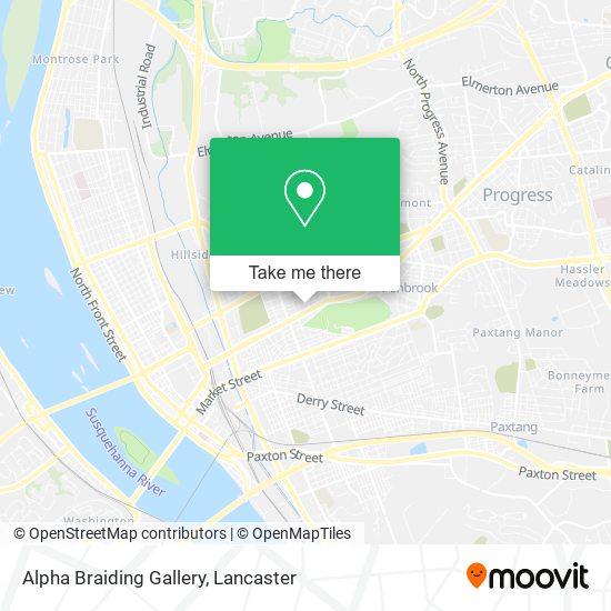 Mapa de Alpha Braiding Gallery