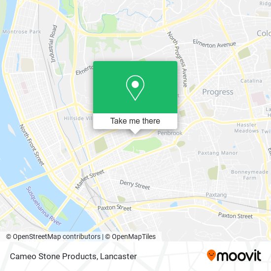 Cameo Stone Products map