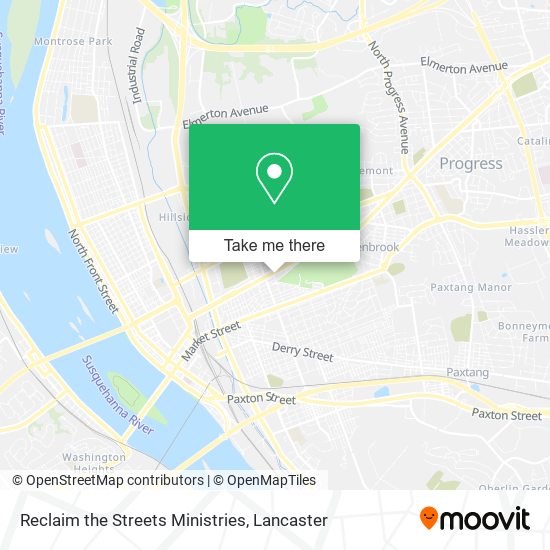Reclaim the Streets Ministries map