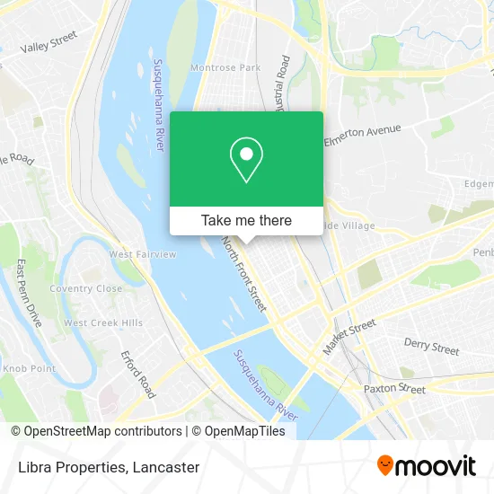 Libra Properties map