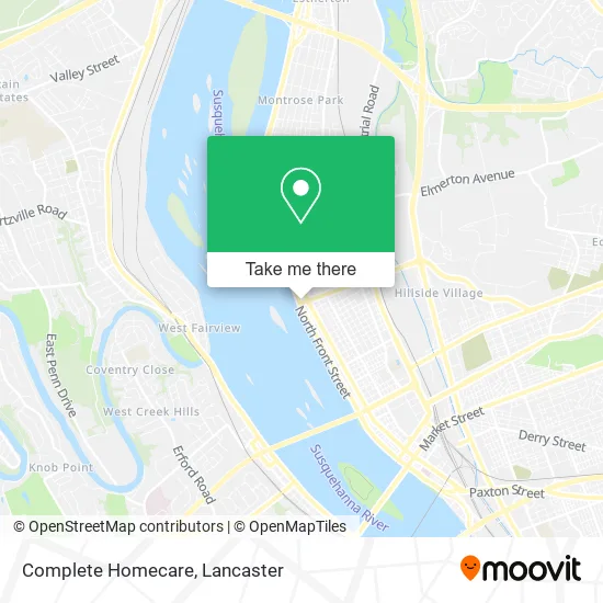 Complete Homecare map