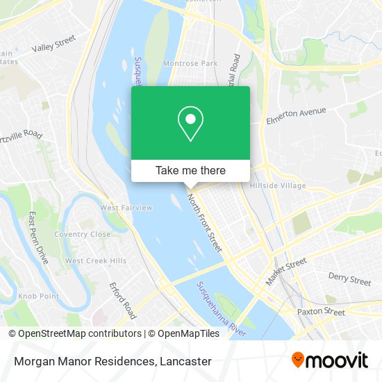 Morgan Manor Residences map