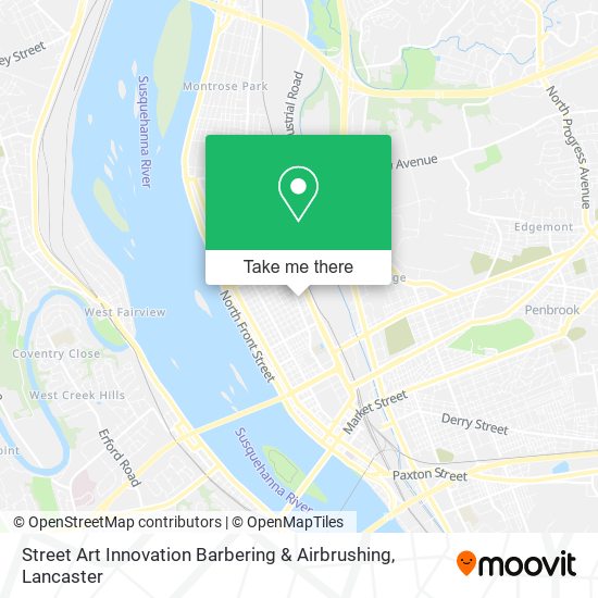 Mapa de Street Art Innovation Barbering & Airbrushing