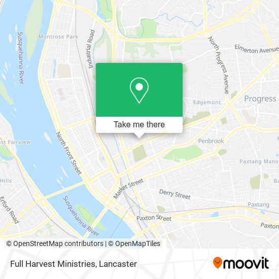 Full Harvest Ministries map