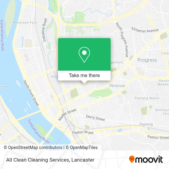 All Clean Cleaning Services map