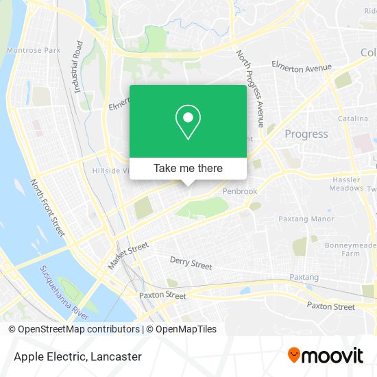 Apple Electric map