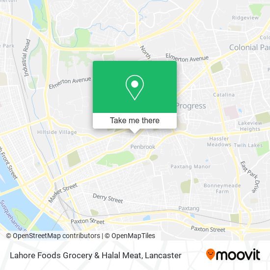 Mapa de Lahore Foods Grocery & Halal Meat