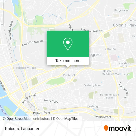 Kaicuts map