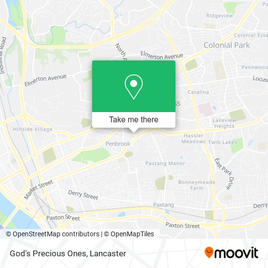 God's Precious Ones map