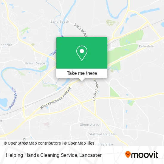 Helping Hands Cleaning Service map