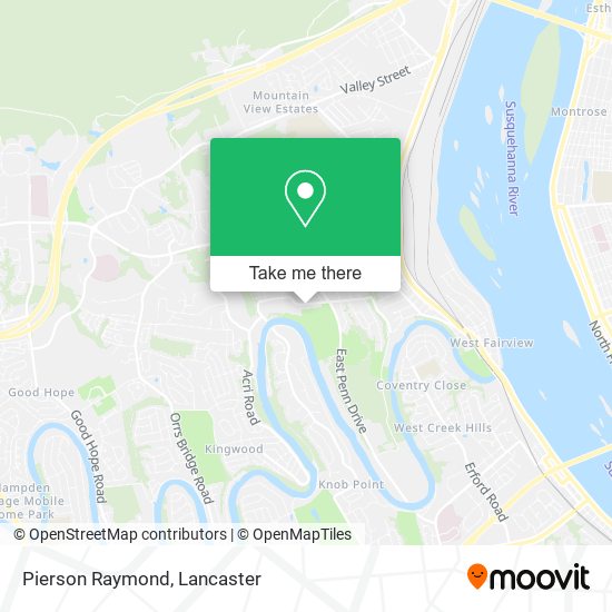 Mapa de Pierson Raymond