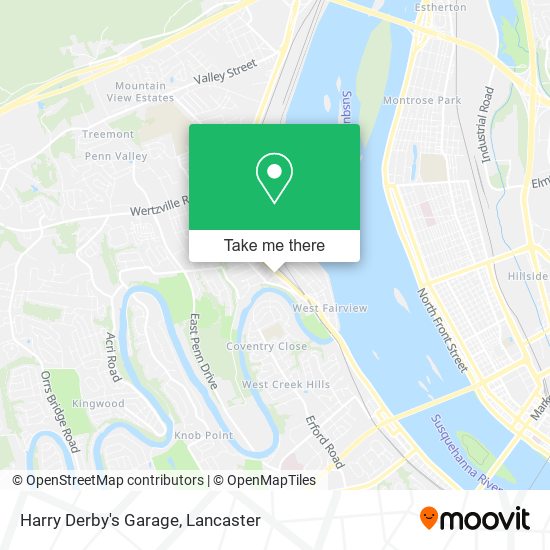 Mapa de Harry Derby's Garage