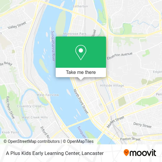 A Plus Kids Early Learning Center map