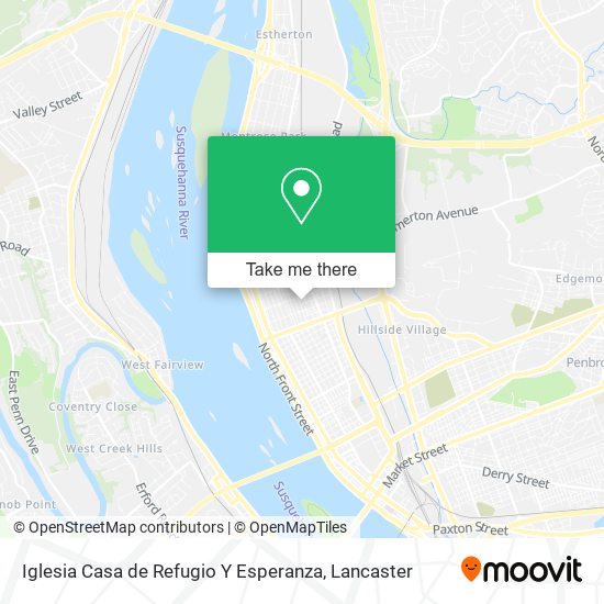 Mapa de Iglesia Casa de Refugio Y Esperanza