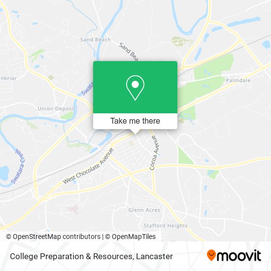 College Preparation & Resources map