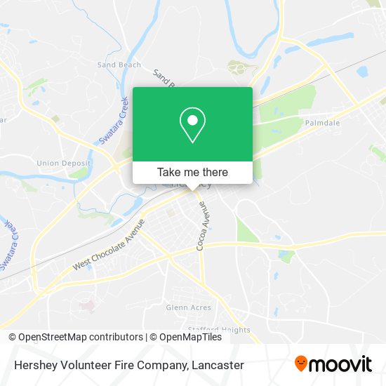 Hershey Volunteer Fire Company map
