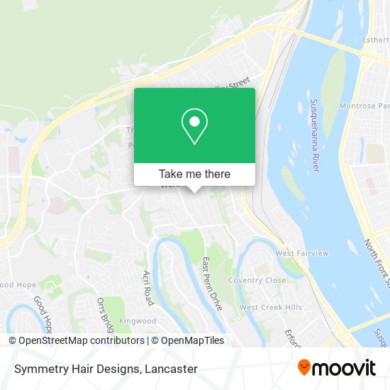 Symmetry Hair Designs map