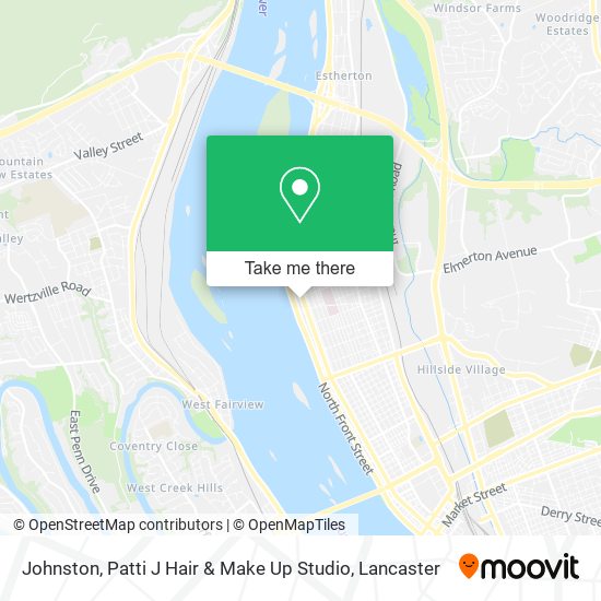 Mapa de Johnston, Patti J Hair & Make Up Studio