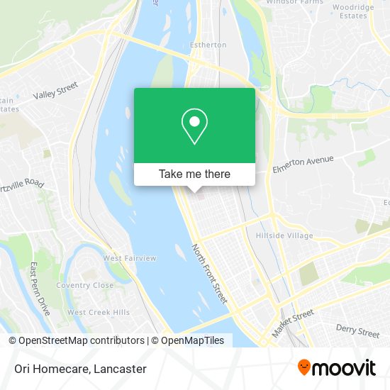 Ori Homecare map